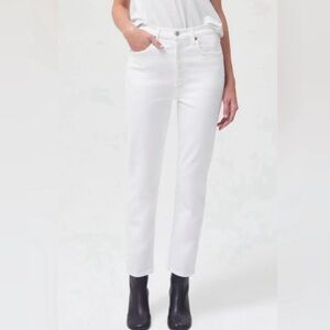 AGOLDE Riley High Waist Crop Jeans Size 26